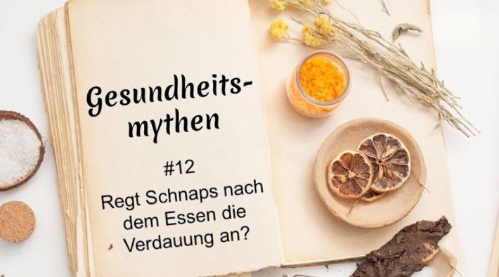 Regt Schnaps nach dem Essen die Verdauung an?
